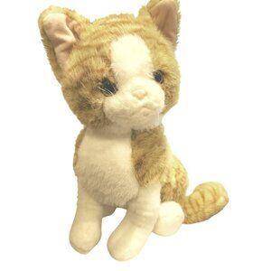 14"  Orange Tabby Cat Stuffed Animal plush toy.